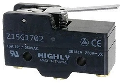 Microcommutatore Z15G1308 SPDT Con Rullo - SNAP ACTION Per Applicazioni Elettriche - Foto 3